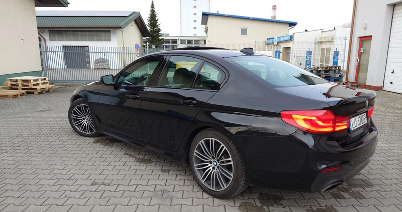 BMW Seria 5 cena 183000 przebieg: 59000, rok produkcji 2018 z Lublin małe 154